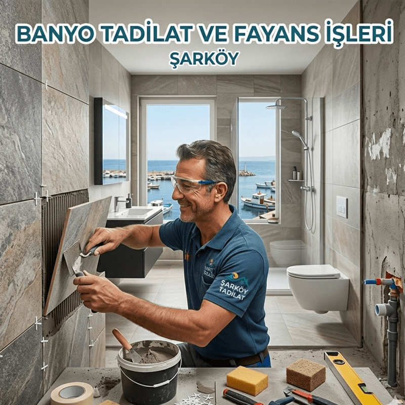 Banyonuzu modern fayanslarla yenileyip dekore eder.